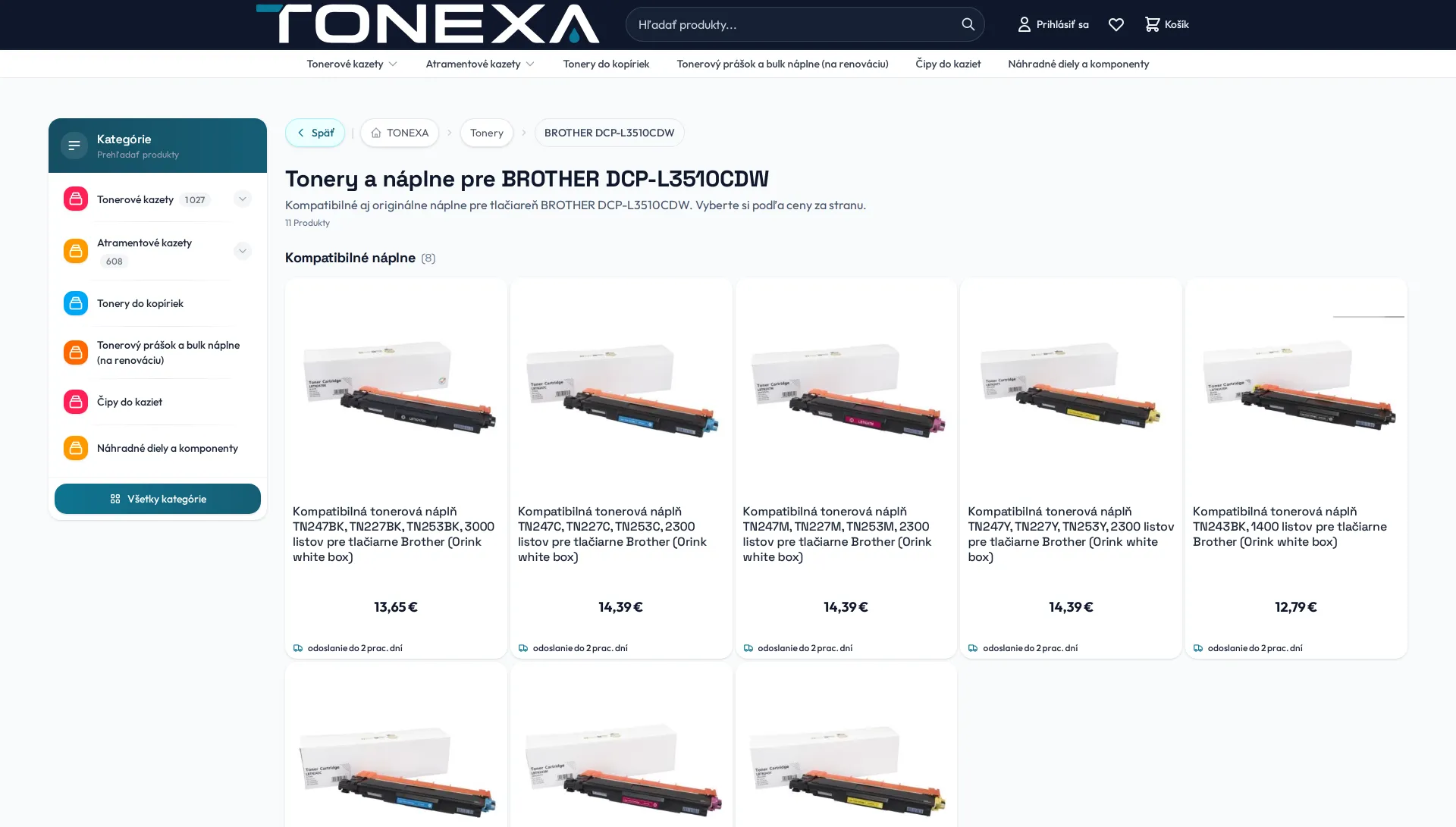 TONEXA — BROTHER DCP-L3510CDW